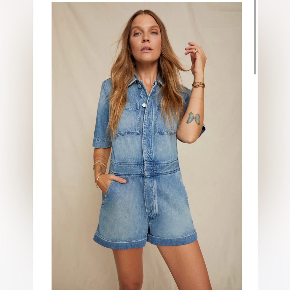Amo Denim Skip Romper Size S